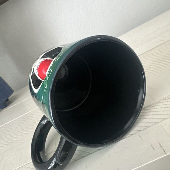 Disney NIGHTMARE BEFORE CHRISTMAS Santa Jack Mug 3D Spinner Green - Picture 5 of 10